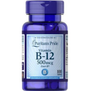 PURITAN?S PRIDE B-12 500MCG, 100 TABLETS