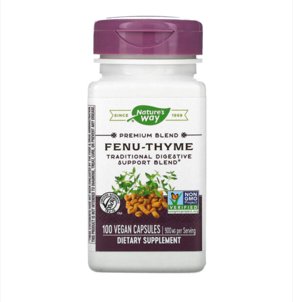 NATURE?S WAY FENU-THYME, 100 VEGAN CAPSULES