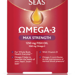 SEVEN SEAS OMEGA-3 MAX STRENGTH 1250MG FISH OIL
