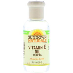 SUNDOWN NATURALS VITAMIN E OIL 70,000IU, 75ML