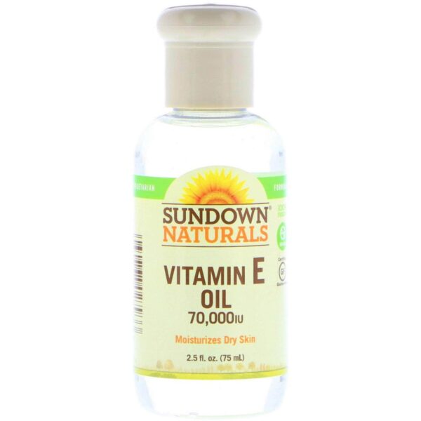 SUNDOWN NATURALS VITAMIN E OIL 70,000IU, 75ML