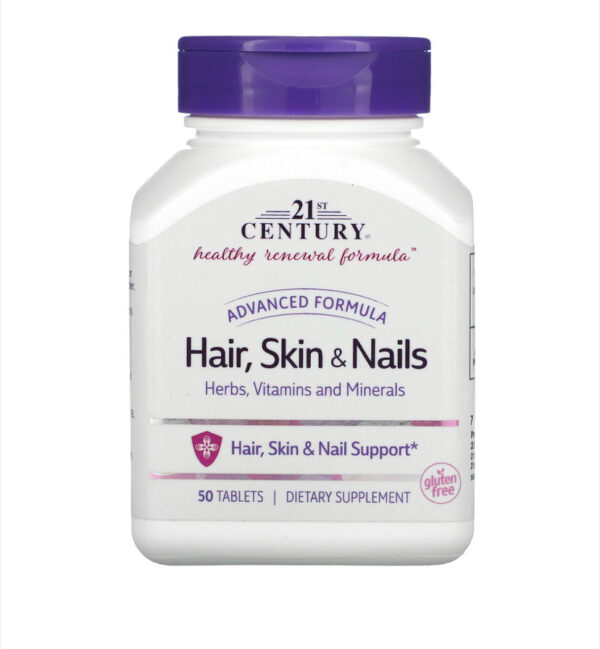 21ST CENTURY ADVANCED FORMULA HAIR, SKIN & NAILS