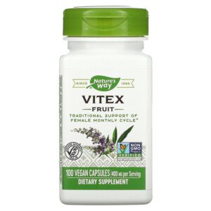 NATURE?S WAY VITEX FRUIT, 100 VEGAN CAPSULES