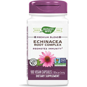 NATURE?S WAY ECHINACEA ROOT COMPLEX, 100 VEGAN CAPSULES
