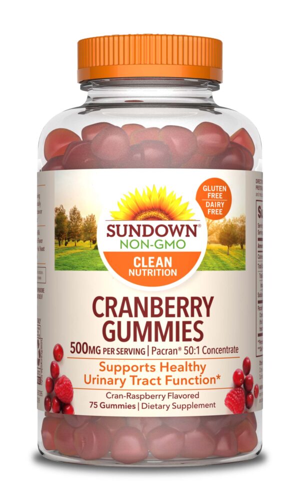 SUNDOWN CRANBERRY 500MG, 75 GUMMIES