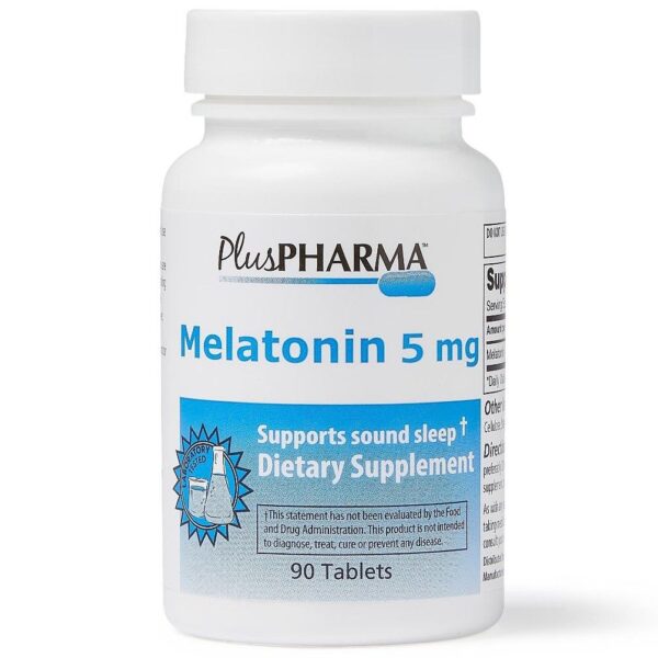 PLUS PHARMA MELATONIN 5MG, 90 TABLETS