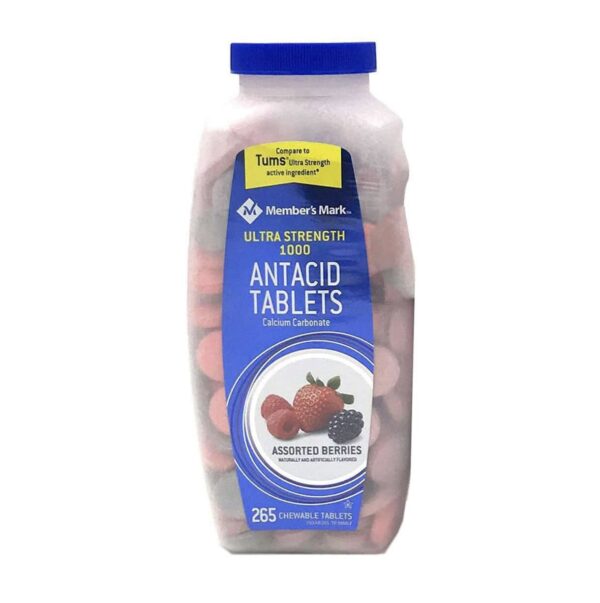 MEMBER?S MARK ULTRA STRENGTH ANTACID TABLETS (265 CHEWABLE TABLETS)