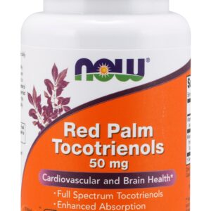 NOW RED PALM TOCOTRIENOLS 50MG, 60 SOFTGELS