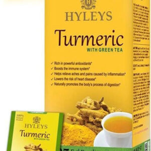HYLEYS TURMERIC WITH GREEN TEA