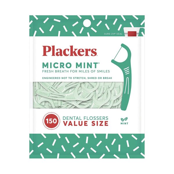 PLACKERS MICRO MINT DENTAL FLOSSERS