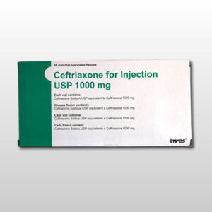 CEFTRIAXONE INJECTION USP 1000MG
