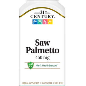 21ST CENTURY SAW PALMETTO 450MG, 200 CAPSULES