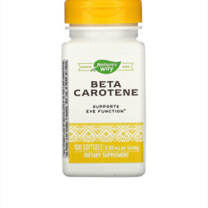NATURE?S WAY BETA CAROTENE, 100 SOFTGELS