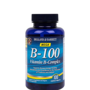 HOLLAND & BARRETT B-100 VITAMIN B-COMPLEX, 100 TABLETS