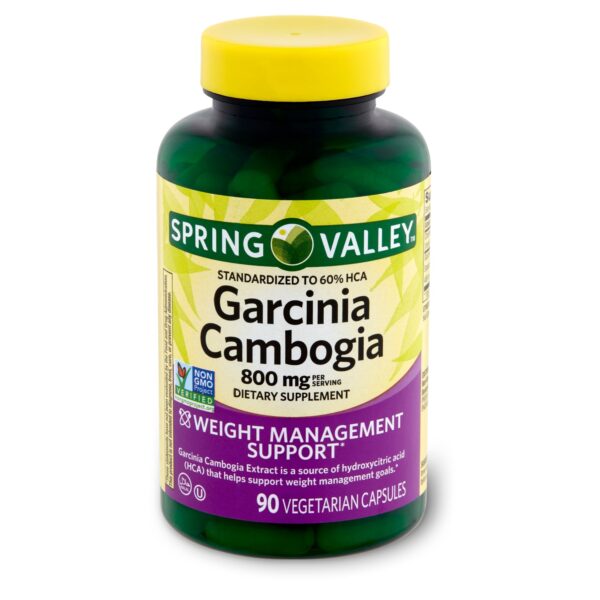 SPRING VALLEY GARCINIA CAMBOGIA 800MG, 90 VEG CAPSULES