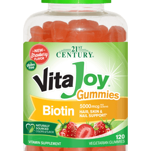 21ST CENTURY VITAJOY BIOTIN GUMMIES 5000MCG
