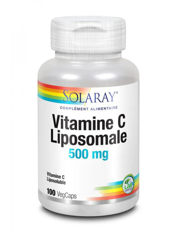 SOLARAY LIPOSOMAL VITAMIN C 500MG, 100 VEG CAPSULES