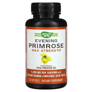 NATURE?S WAY EVENING PRIMROSE MAX STRENGTH 1300MG