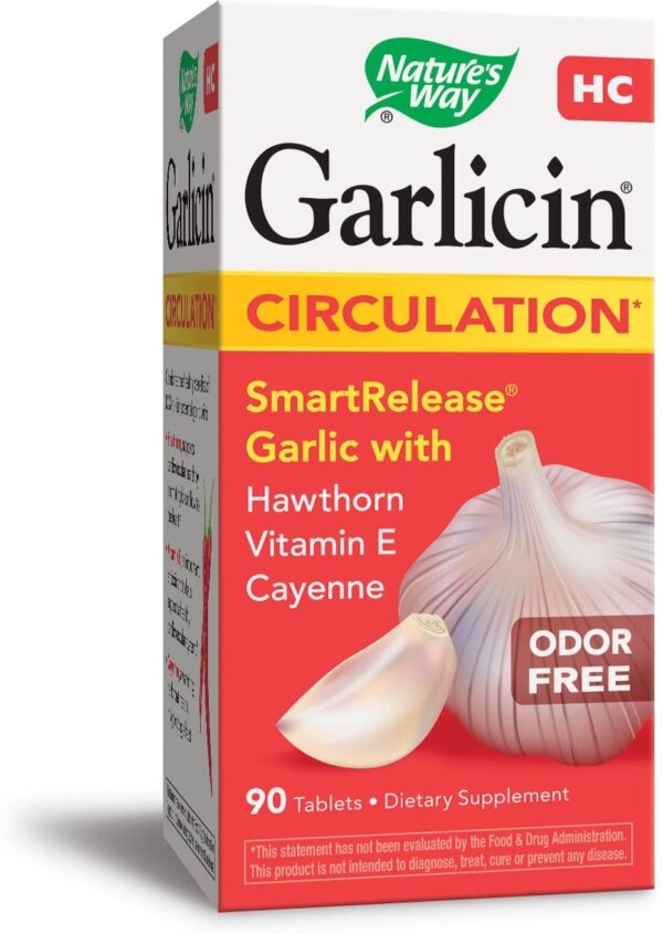 NATURE?S WAY GARLICIN ODORFREE GARLIC HEALTHY CIRCULATION FORMULA