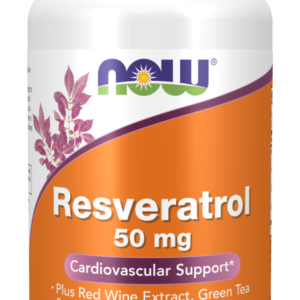 NOW RESVERATROL 50MG, 60 VEG CAPSULES