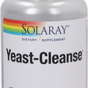 SOLARAY YEAST-CLEANSE,  90 VEG CAPS