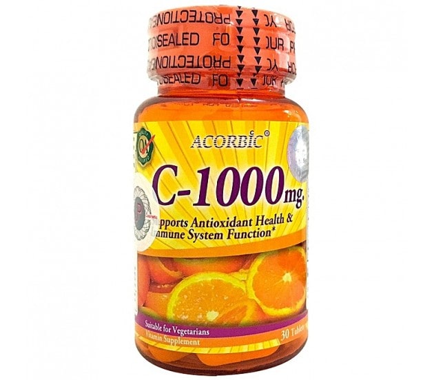 ACORBIC C-1000MG, 30 TABLETS