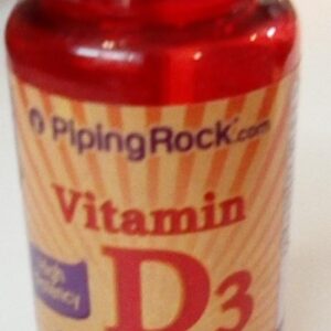 PIPING ROCK VITAMIN D3 25MCG, 250 SOFTGELS