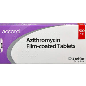 ACCORD AZITHROMYCIN 500MG, 3 TABLETS