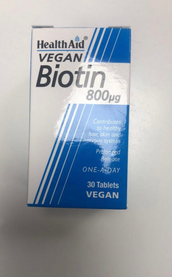 HEALTHAID BIOTIN 800?g, 30 TABLETS