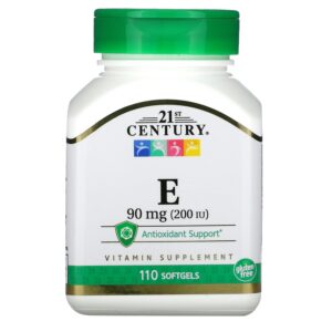 21ST CENTURY VITAMIN E 90MG (200 IU), 110 SOFTGELS