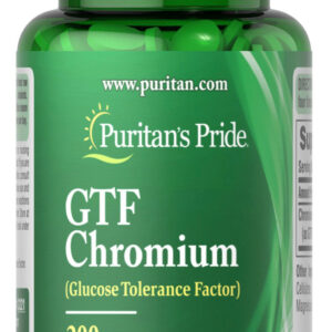 PURITAN?S PRIDE GTF CHROMIUM 200MCG, 100 TABLETS