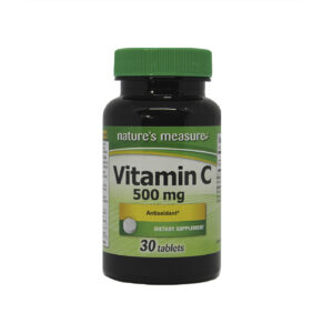 NATURE?S MEASURE VITAMIN C 500MG, 30 TABLETS