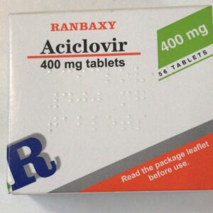 ACICLOVIR 400MG, 56 TABLETS (RANBAXY)