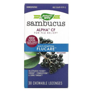 NATURE?S WAY SAMBUCUS ALPHA CF, 30 CHEWABLE LOZENGES
