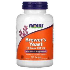 NOW BREWER?S YEAST, 200 TABLETS