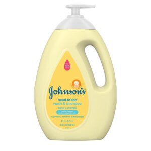 JOHNSON?S HEAD-TO-TOE WASH & SHAMPOO 1000ML