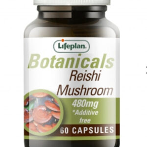 LIFEPLAN BOTANICALS REISHI MUSHROOM 480MG, 60 CAPSULES