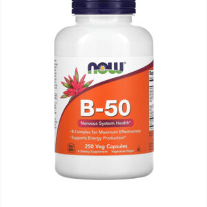 NOW B-50, 250 VEG CAPSULES