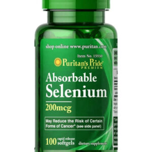 PURITAN?S PRIDE ABSORBABLE SELENIUM 200MCG, 100 SOFTGELS