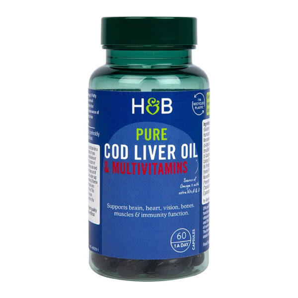 HOLLAND & BARRETT PURE COD LIVER OIL & MULTIVITAMINS
