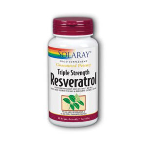 SOLARAY TRIPLE STRENGTH RESVERATROL, 60 CAPSULES