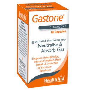 HEALTHAID GASTONE CHARCOAL, 60 CAPSULES