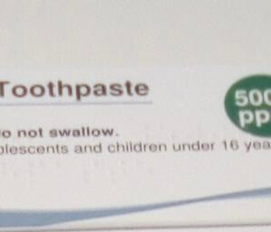 FLUORIDE TOOTHPASTE 5000PPM