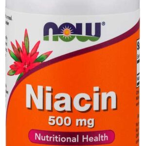 NOW NIACIN 500MG, 100 CAPSULES