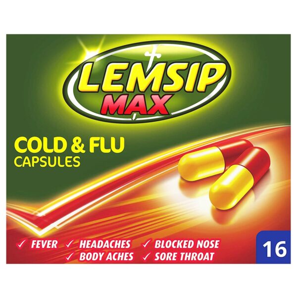 LEMSIP MAX COLD & FLU CAPSULES