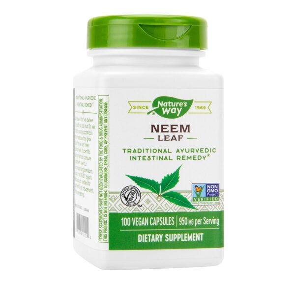 NATURE?S WAY NEEM LEAF, 100 CAPSULES