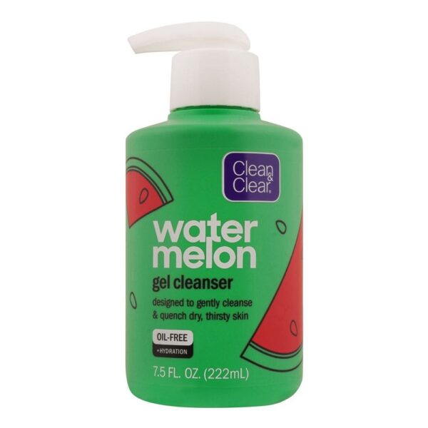 CLEAN & CLEAR WATER MELON GEL CLEANSER 222ML