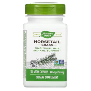 NATURE?S WAY HORSETAIL GRASS, 100 VEGAN CAPSULES