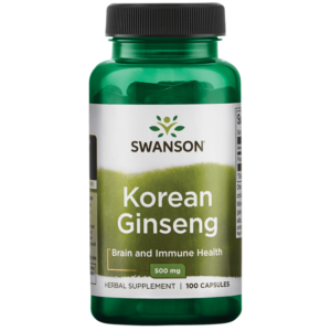 SWANSON KOREAN GINSENG 500MG, 100 CAPSULES
