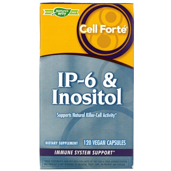 NATURE?S WAY IP~6 & INOSITOL, 120 VEGAN CAPSULES